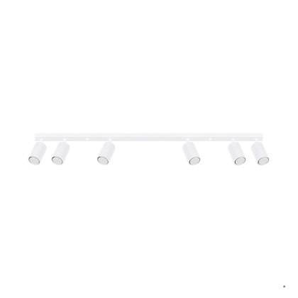 Sollux Lighting Plafon KARBON 6L biały