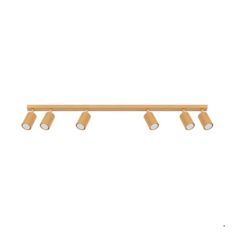 Sollux Lighting Plafon KARBON 6L złoty