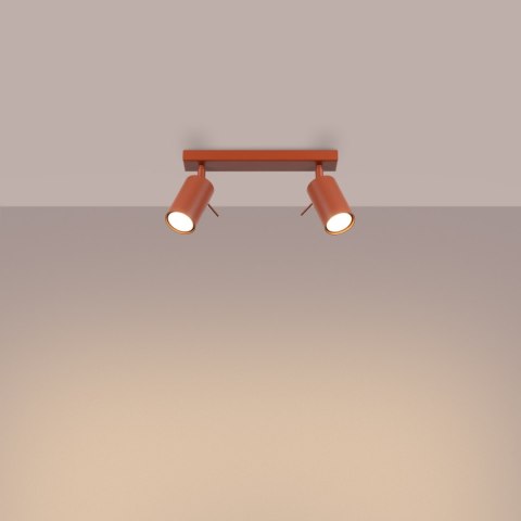 Sollux Lighting Plafon RING 2 ochra czerwona