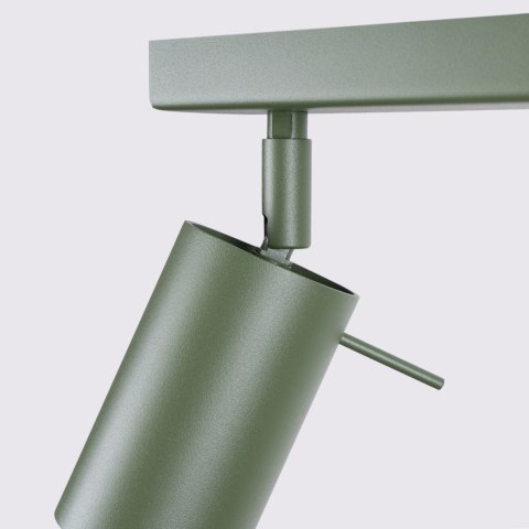 Sollux Lighting Plafon RING 6L zielony oliwkowy