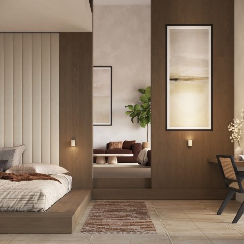 Sollux Lighting Kinkiet KARBON 10 beżowy