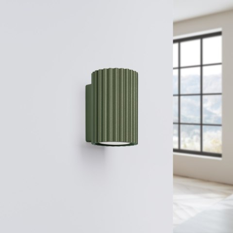 Sollux Lighting Kinkiet KARBON 10 zielony oliwkowy