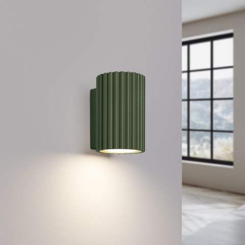 Sollux Lighting Kinkiet KARBON 10 zielony oliwkowy