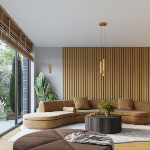 Sollux Lighting Kinkiet KARBON 20 złoty
