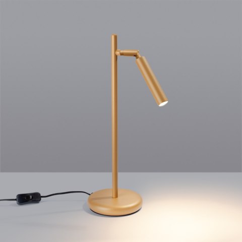 Sollux Lighting Lampa biurkowa PASTELO złota