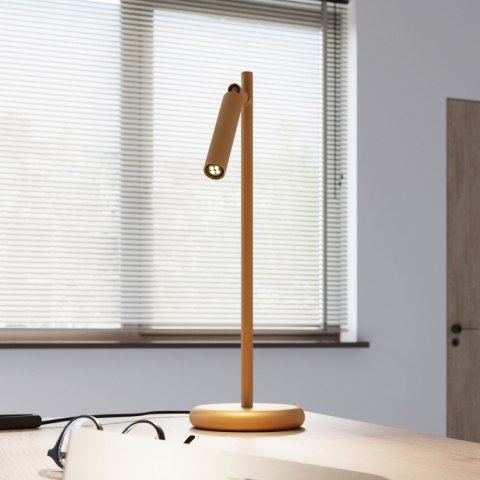 Sollux Lighting Lampa biurkowa PASTELO złota