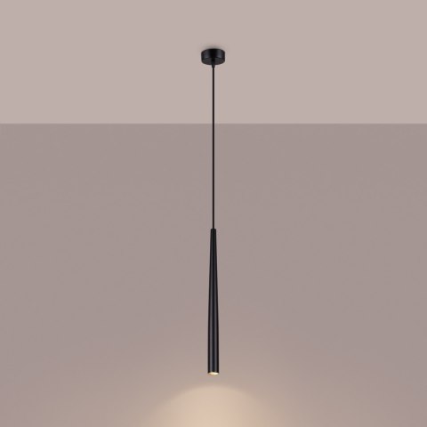 Sollux Lighting Lampa wisząca BLISS 1 czarna