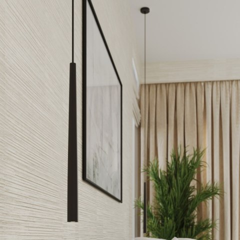 Sollux Lighting Lampa wisząca BLISS 1 czarna