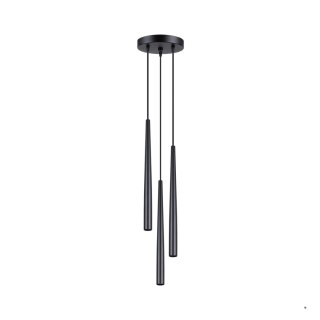 Sollux Lighting Lampa wisząca BLISS 3P czarna