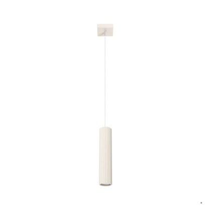 Sollux Lighting Lampa wisząca KARBON 1 beżowy