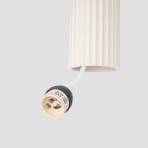 Sollux Lighting Lampa wisząca KARBON 3P beżowy