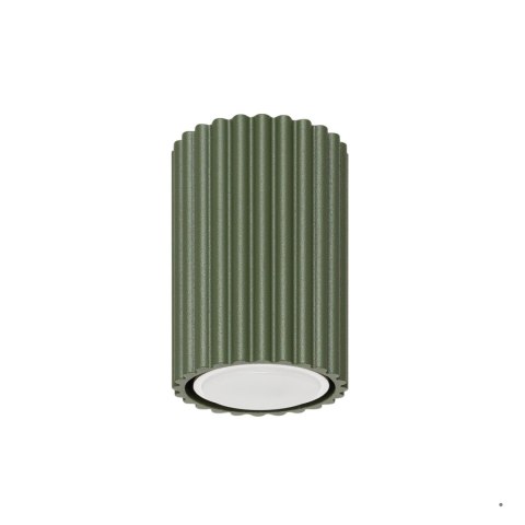 Sollux Lighting Plafon KARBON 10 zielony oliwkowy