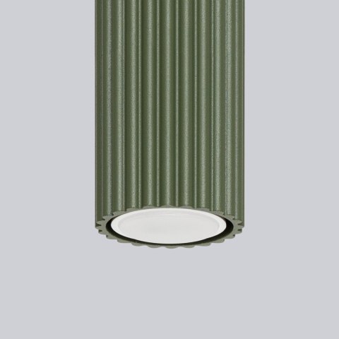Sollux Lighting Plafon KARBON 10 zielony oliwkowy