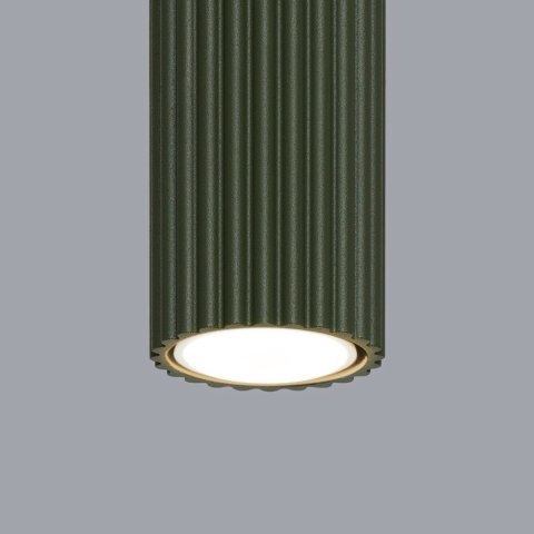 Sollux Lighting Plafon KARBON 10 zielony oliwkowy