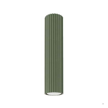 Sollux Lighting Plafon KARBON 30 zielony oliwkowy