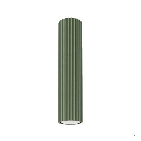 Sollux Lighting Plafon KARBON 30 zielony oliwkowy