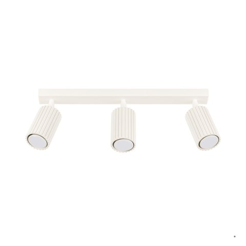 Sollux Lighting Plafon KARBON 3L beżowy