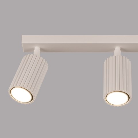 Sollux Lighting Plafon KARBON 3L beżowy