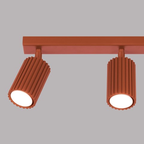 Sollux Lighting Plafon KARBON 3L ochra czerwona