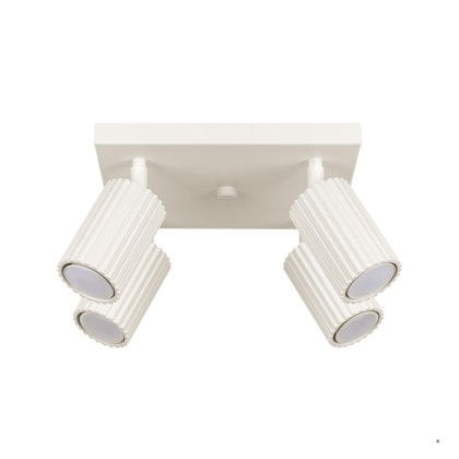 Sollux Lighting Plafon KARBON 4 beżowy