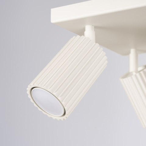 Sollux Lighting Plafon KARBON 4 beżowy