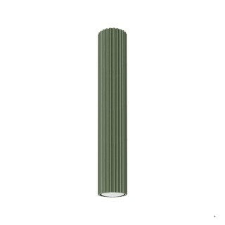 Sollux Lighting Plafon KARBON 40 zielony oliwkowy