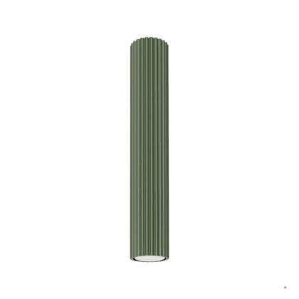 Sollux Lighting Plafon KARBON 40 zielony oliwkowy