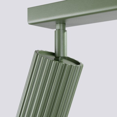 Sollux Lighting Plafon KARBON 4L zielony oliwkowy
