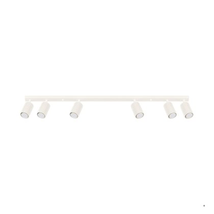 Sollux Lighting Plafon KARBON 6L beżowy