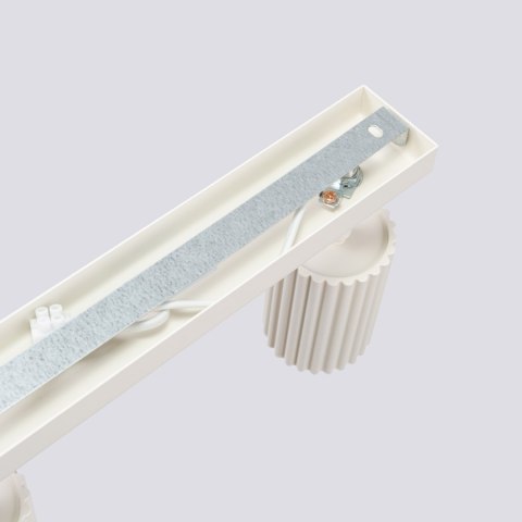 Sollux Lighting Plafon KARBON 6L beżowy