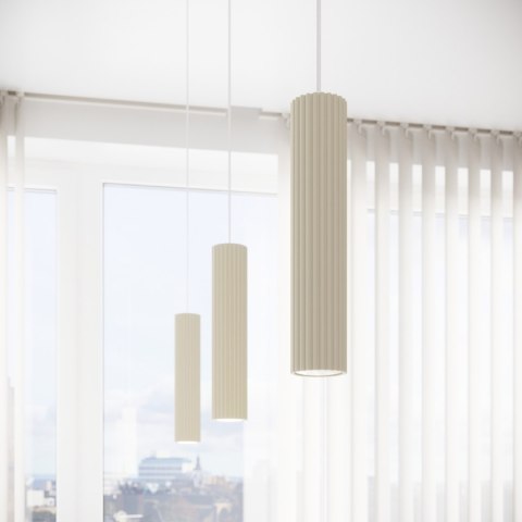 Sollux Lighting Plafon KARBON 6L beżowy