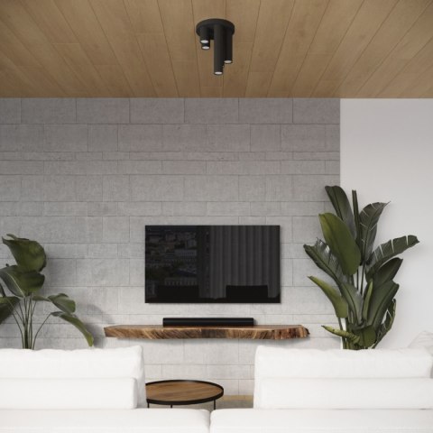 Sollux Lighting Plafon LAGOS 3P czarny