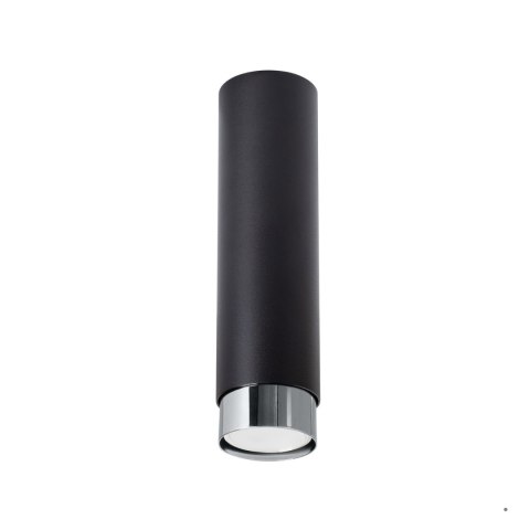Sollux Lighting Plafon NERO 22,5 czarny/chrom