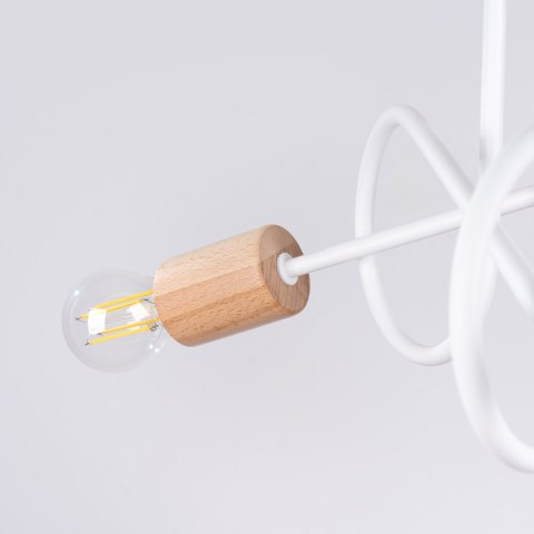 Sollux Lighting Żyrandol EMBER 3 biały