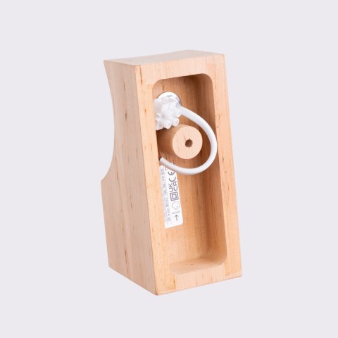 Sollux Lighting Kinkiet BULBO naturalne drewno