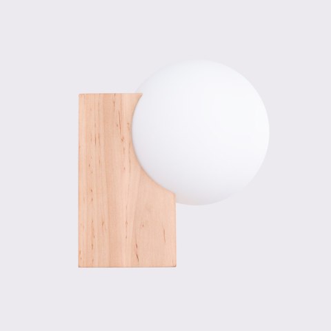 Sollux Lighting Kinkiet BULBO naturalne drewno