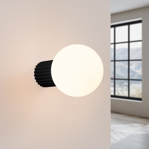 Sollux Lighting Kinkiet HALO czarny IP44
