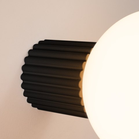 Sollux Lighting Kinkiet HALO czarny IP44