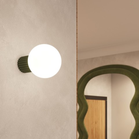 Sollux Lighting Kinkiet HALO zielony oliwkowy IP44