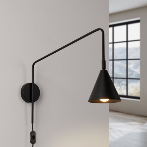 Sollux Lighting Kinkiet NOX czarny