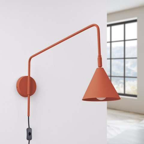 Sollux Lighting Kinkiet NOX ochra czerwona