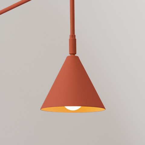 Sollux Lighting Kinkiet NOX ochra czerwona