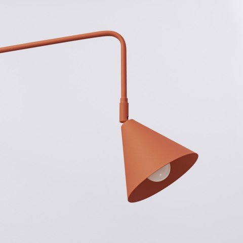 Sollux Lighting Kinkiet NOX ochra czerwona