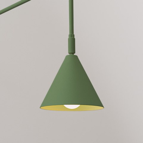 Sollux Lighting Kinkiet NOX zielona oliwka