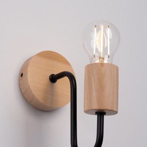 Sollux Lighting Kinkiet TIMBO czarny