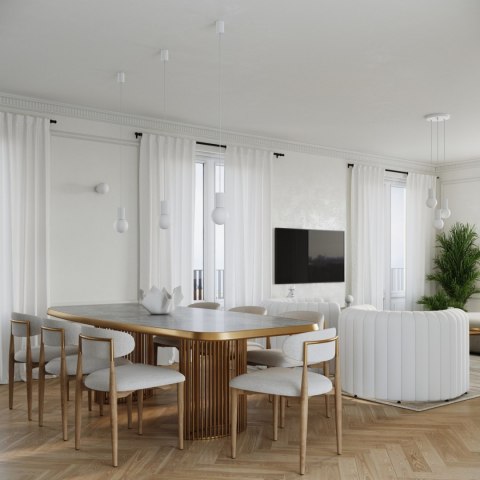 Sollux Lighting Lampa biurkowa HALO biała