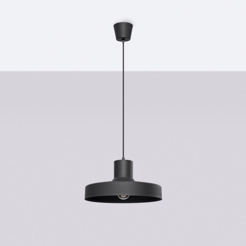 Sollux Lighting Lampa wisząca BILO czarna
