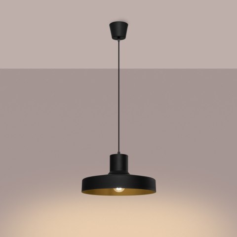 Sollux Lighting Lampa wisząca BILO czarna