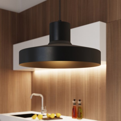 Sollux Lighting Lampa wisząca BILO czarna