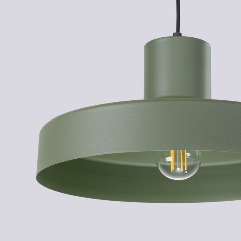 Sollux Lighting Lampa wisząca BILO zielona oliwka